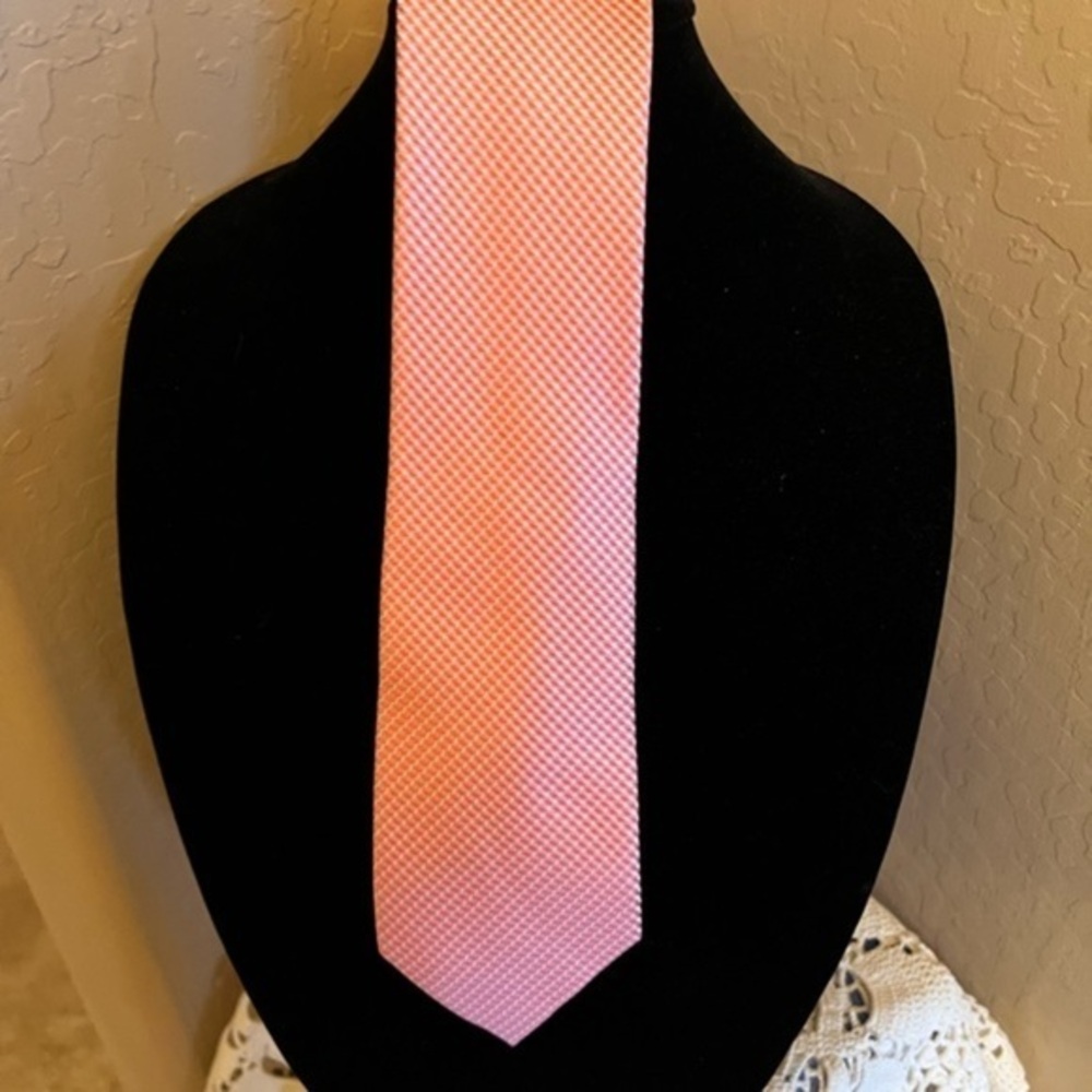 Jones New York Mens Tie Formal Orange Necktie